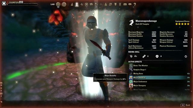 ESO:Max Weapon Damage Challenge смотреть онлайн