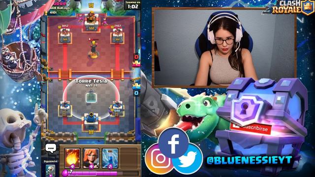 ¡ABRO TODOS LOS COFRES Y... ¿LEGENDARIA?! | Clash Royale | Blue Nessie смотреть онлайн
