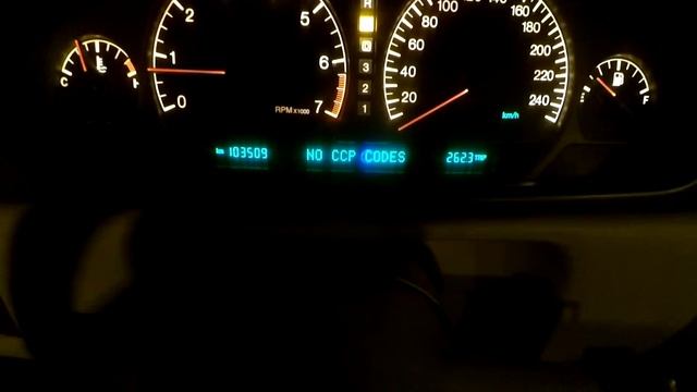 Самодиагностика Cadillac Seville 1997