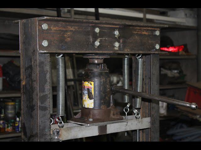 Пресс гидравлический своими руками. смотреть онлайн