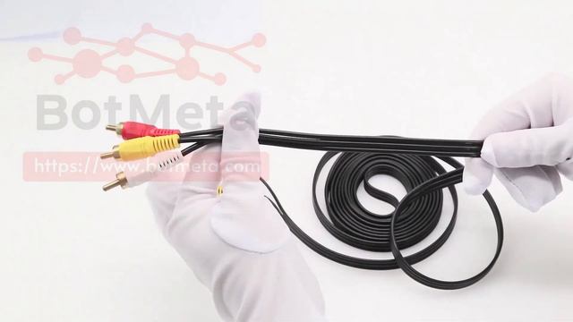 😁3 Phono Plug RCA Audio Video AV TV Cable Lead RL65 смотреть онлайн