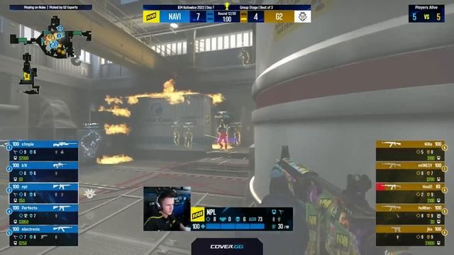 G2 Vs NaVi | Map 2 Nuke | IEM Katowice 2023