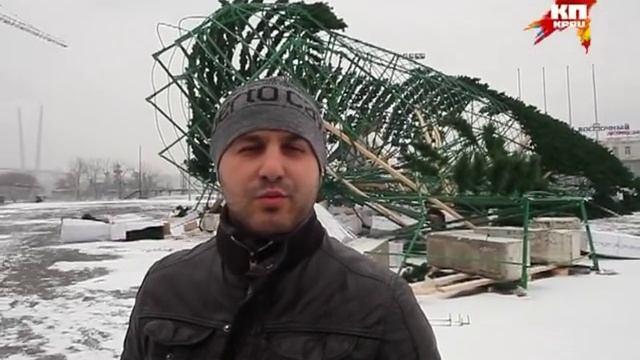 Во Владивостоке упала елка. Снова смотреть онлайн