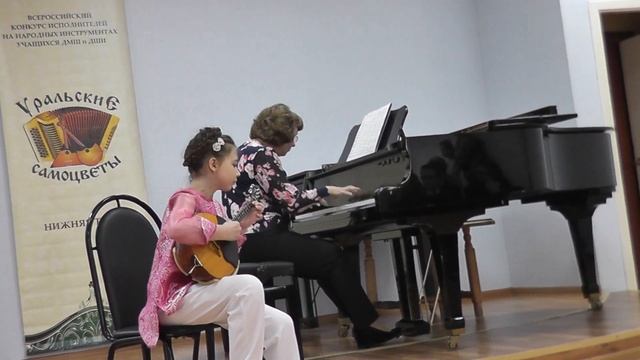 В.Андреев"Грёзы" - играет Соловьёва Варя (8 лет) смотреть онлайн