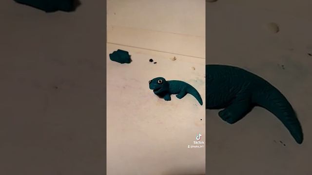 ящерица из пластилина. смотреть онлайн