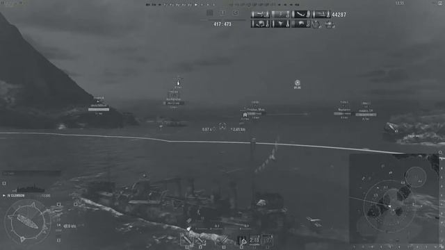 World of Warships Replay - Deep Devastation [Clemson] смотреть онлайн