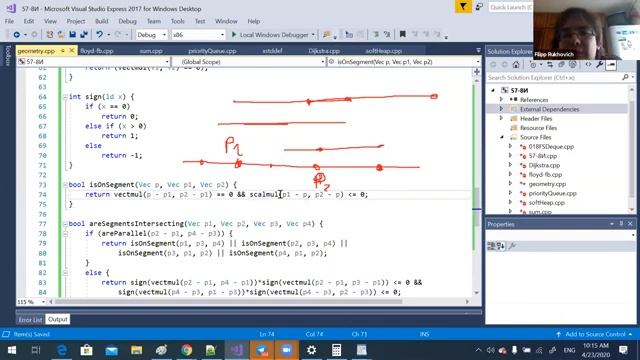 RuCode, Лекция 3, Вычислительная геометрия. Многоугольники. смотреть онлайн