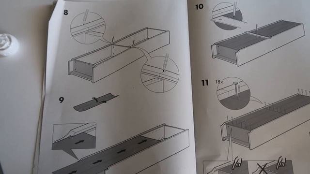 building an ikea BILLY BOOKCASE with OXBERG GLASS DOOR (IKEA FURNITURE ASSEMBLY) смотреть онлайн