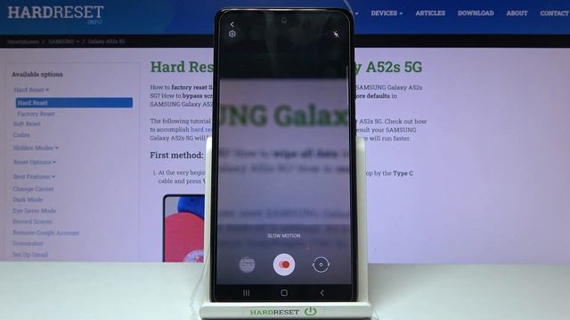 SAMSUNG Galaxy A52s 5G and Camera Options - Record Video in Slow Motion смотреть онлайн