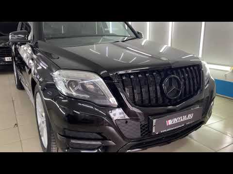 Полная полировка кузова Mercedes GLK, покрытие жидким стеклом, бронирование под ручками смотреть онлайн