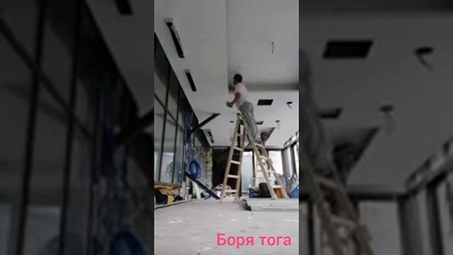 Как надо шпаклевать потолок смотреть онлайн
