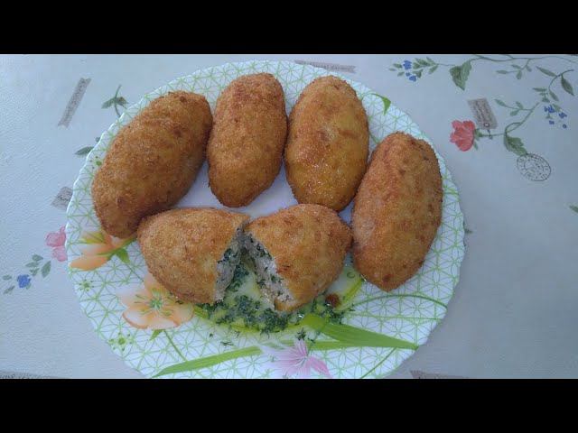 Котлеты по Киевски из фарша. смотреть онлайн