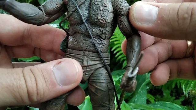 Датч в грязи обзор фигурки NECA Predator Jungle Disguise Dutch смотреть онлайн