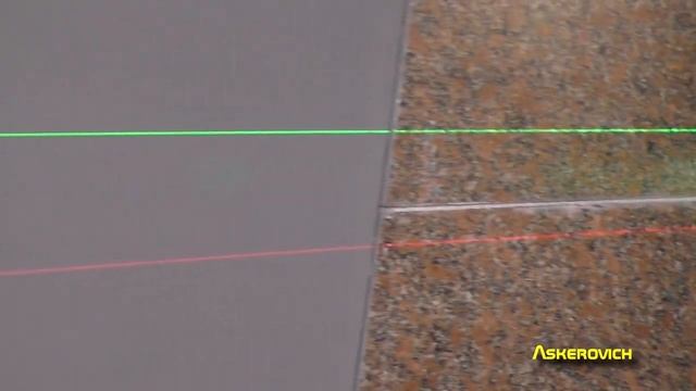 Разница между красным и зеленым лазером в помещении. Askerovich