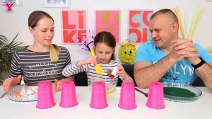 ВЫБЕРИ ПРАВИЛЬНЫЙ Стаканчик с ИНГРЕДИЕНТОМ СЛАЙМ ЧЕЛЛЕНДЖ | Чао Юля