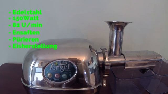 Angel Juicer Vorstellung des Entsafters! - DerPerfekteHaushalt смотреть онлайн