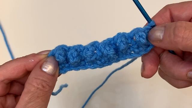 How to Easy Crochet Bobble/Popcorn/Puff Stitch/For Hat/Headband/Rug/Pillow/Blanket/Flower/Beginners смотреть онлайн