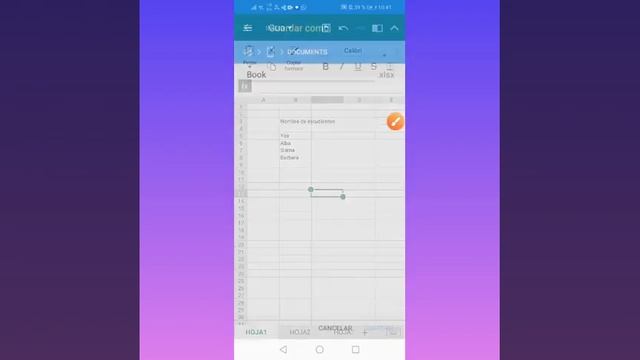 Como editar en excel y guardar con Office Suite (para android) смотреть онлайн