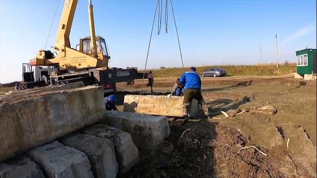 Строительство не капитального фундамента для административных зданий "Сан Агро" смотреть онлайн