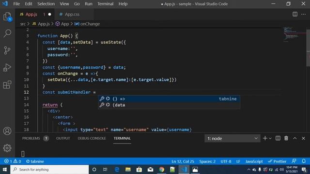 onSubmit in ReactJs - 18 - ReactJs in telugu смотреть онлайн