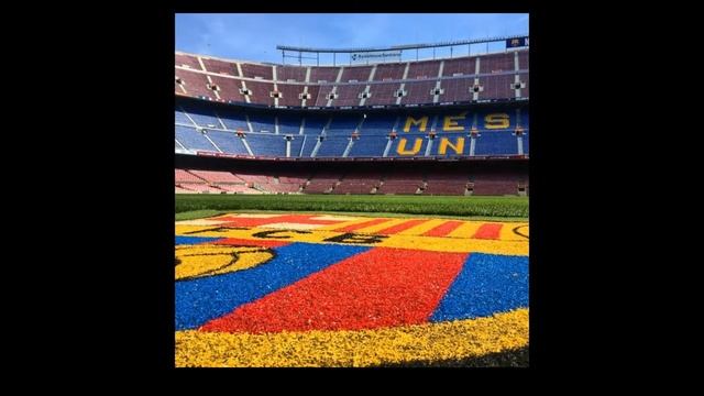 Amazing FC Barcelona Stadium - Camp Nou, Exquisite View from Drone.. смотреть онлайн