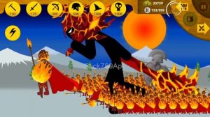 FINAL BOSS VOLTAIC XIPHOS THUNDER VS RED XIPHOS LAVA GIANT BOSS | Stick War Legacy Mod | Stick789Ap