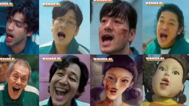 Squid game protagonists singing full senyum sayang (deepfake) смотреть онлайн