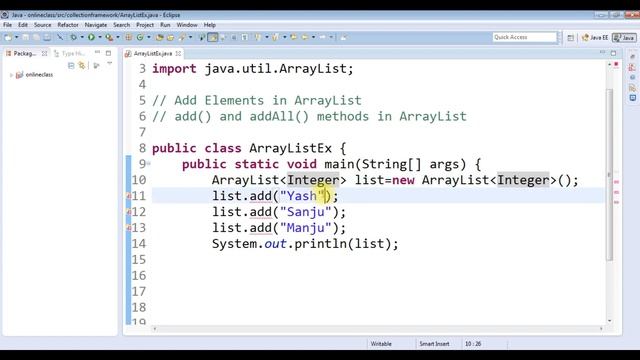 How to Add Element in Java ArrayList | Difference between add() and addAll() method in ArrayList смотреть онлайн