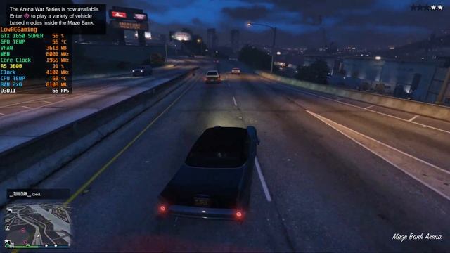 GTA 5 Online | GTX 1650 Super + Ryzen 5 3600 | 1080p смотреть онлайн