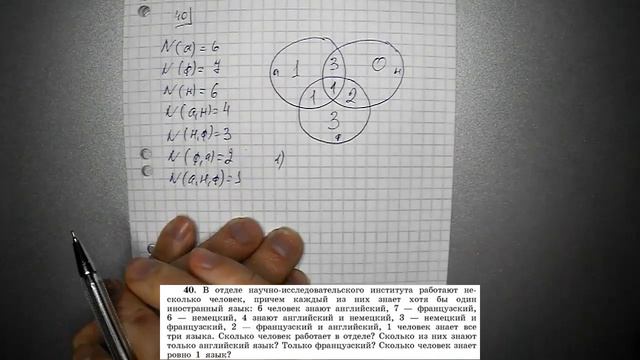 Виленкин Комбинаторика, I глава, задания 39-40 смотреть онлайн