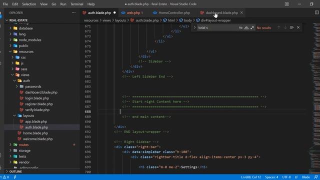 (06) Integrate Admin Dashboard in Laravel 9 | Render Dashboard in Master Template смотреть онлайн