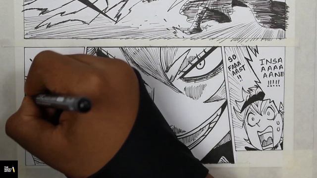 Drawing a page of BLACK CLOVER Manga | Mereoleona vs Raia | Julius vs Licht смотреть онлайн