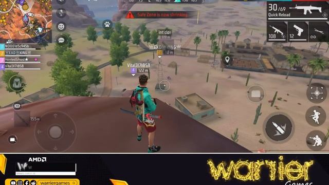 FREE FIRE LIVE #WARRIER GAMES смотреть онлайн
