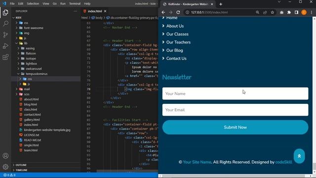 How To Create Website Using HTML CSS Bootstrap | Responsive Website смотреть онлайн