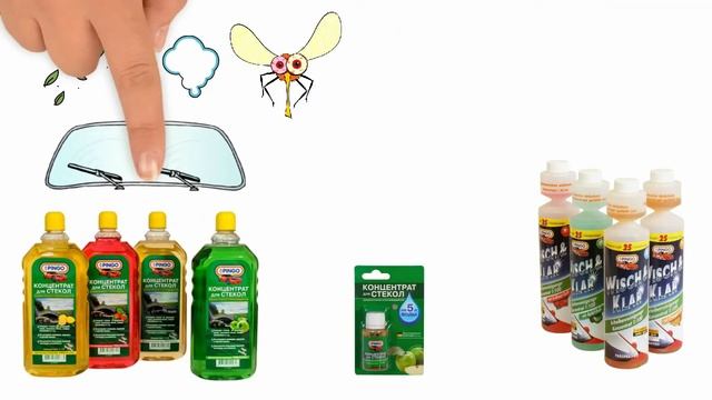 Добавка в бачок стеклоомывателя (концентрат) смотреть онлайн