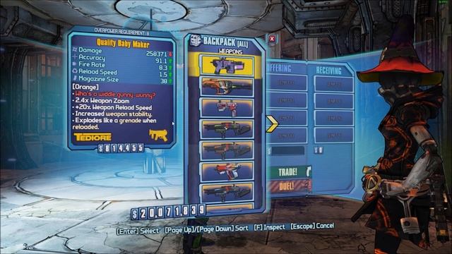BORDERLANDS 2 HOW TO DUPLICATE WEAPONS, SHIELDS, MODS / INFINITE MONEY GLITCH 2023 смотреть онлайн
