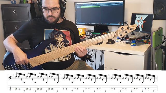 🟥 Strength In Numbers 🎸 Prophets Of Rage🎸 BASS Cover With TABS 🟥 Dingwall ABZ 5