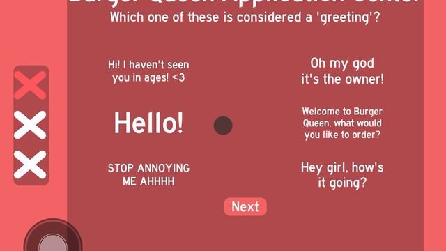 Doing the application quiz in burger queen all answers смотреть онлайн