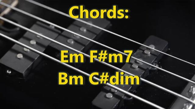 Dmaj ( minor chords ) Pop backing track for bass - 105 bpm - Em F#m7 Bm C#dim смотреть онлайн