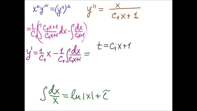Диф.ур. 3го порядка. Third order Differential equation смотреть онлайн