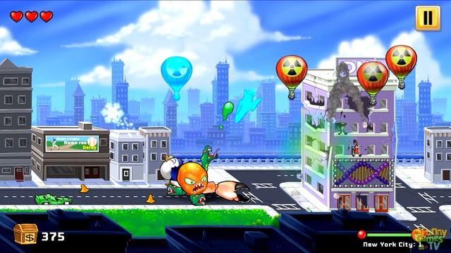 ОГРОМНЫЙ ОСЬМИНОГ нападает на АМЕРИКУ! Веселое видео в необычной игре про Осьминога смотреть онлайн