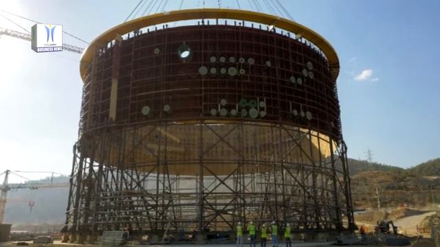 Second Tier of Internal Containment Installed at Power Unit 1 of Akkuyu NPP in Turkey смотреть онлайн