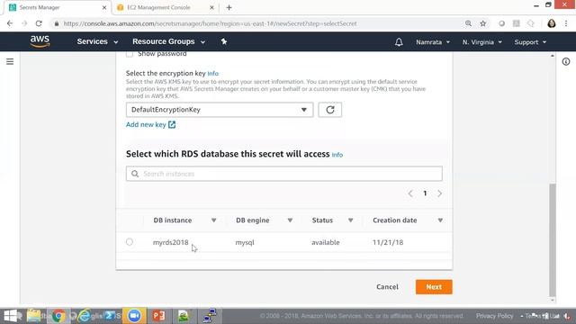 AWS Tutorial - AWS Secrets Manager - Create a Secret and use with AWS MySQL RDS смотреть онлайн