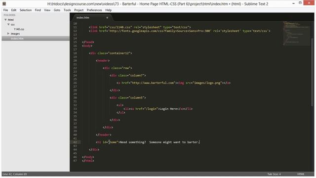 6. Build a Web App - Landing Page HTML смотреть онлайн