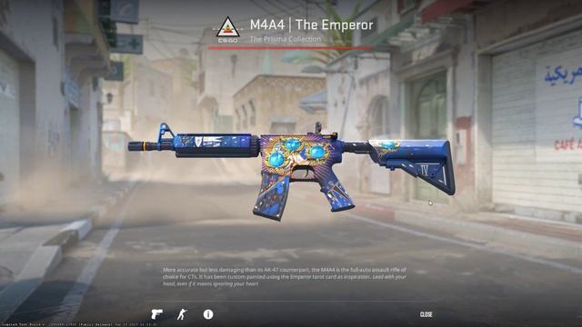 CS2 Updated GLOBAL ELITE Foil Sticker - M4A4 THE EMPEROR + 4x Global Elite Foil Sticker Craft смотреть онлайн