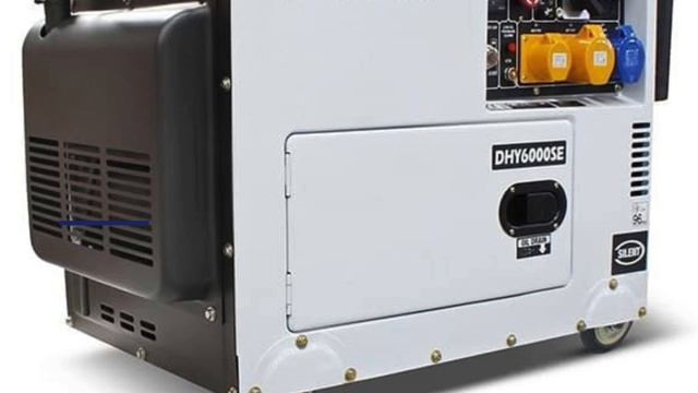 HYUNDAI DHY6000SE 6.5KVA SILENCED DIESEL SITE GENERATOR @ Whittaker Trading Ltd