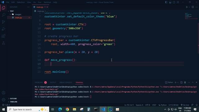 how to create ProgressBar in customtkinter смотреть онлайн