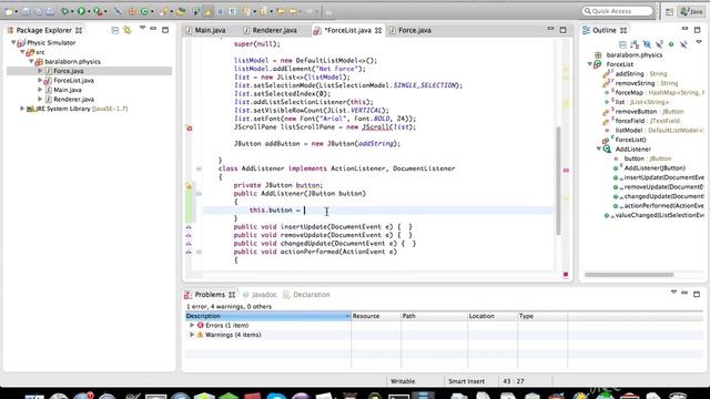 Java Tutorials: Physics Simulator - Episode 2 смотреть онлайн