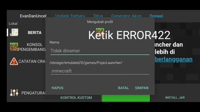 Cara Pasang Error 422 di Pojav Launcher смотреть онлайн