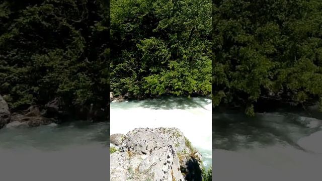 Абхазия,  горные реки. #Абхазия #рица #кавказ